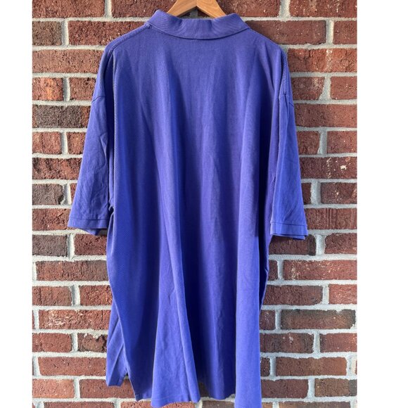 Polo Ralph Lauren 3XLT Purple Mesh Polo Orange Pony - Picture 2 of 7